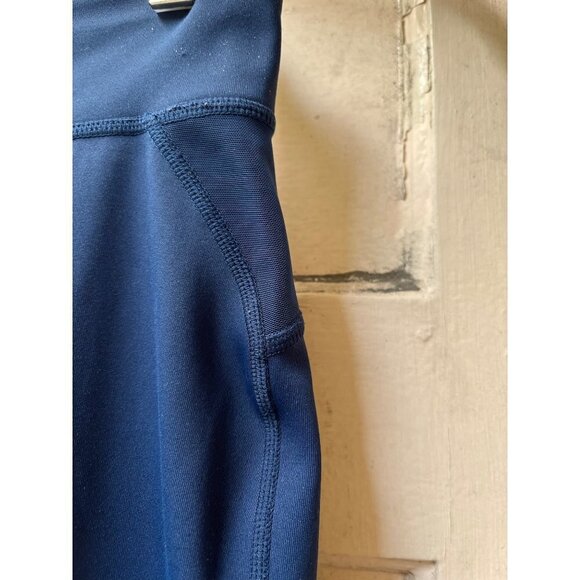 Uniqlo teal green blue workout yoga running full length leggings pants Sz medium - Picture 4 of 8